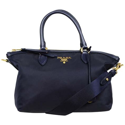 prada navy nylon tote|prada nylon tote crossbody.